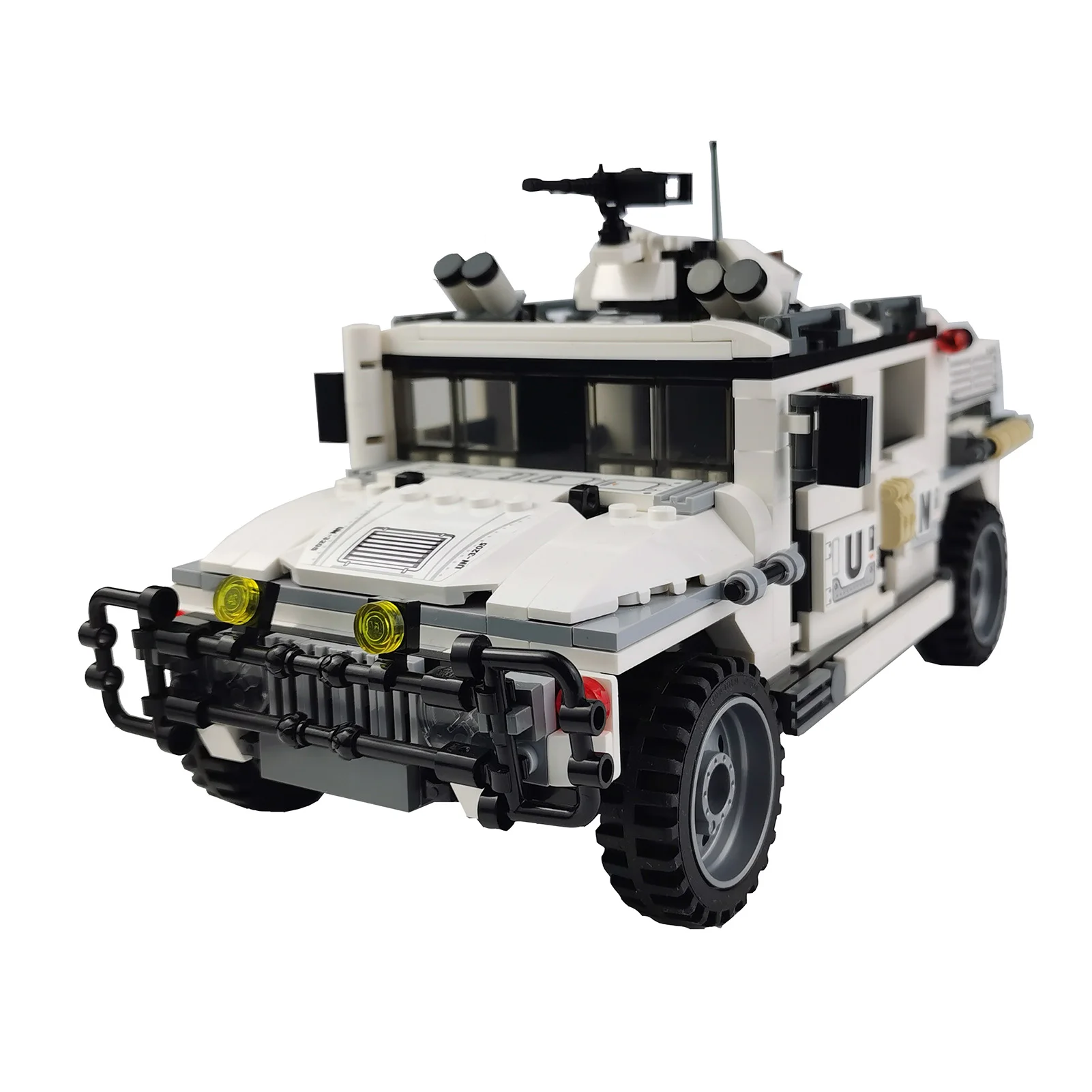 Enlighten Building Block Peacekeeping Force Thunder Mission Hummer Counterattach 452pcs Educational Bricks Toy For Boy