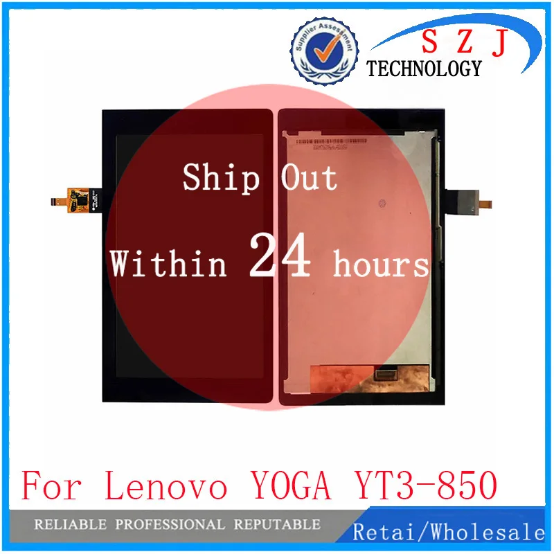 New 8 inch Tablet PC protection For Lenovo YOGA YT3-850M YT3-850F YT3-850 LCD Display With Touch Screen Digitizer Assembly