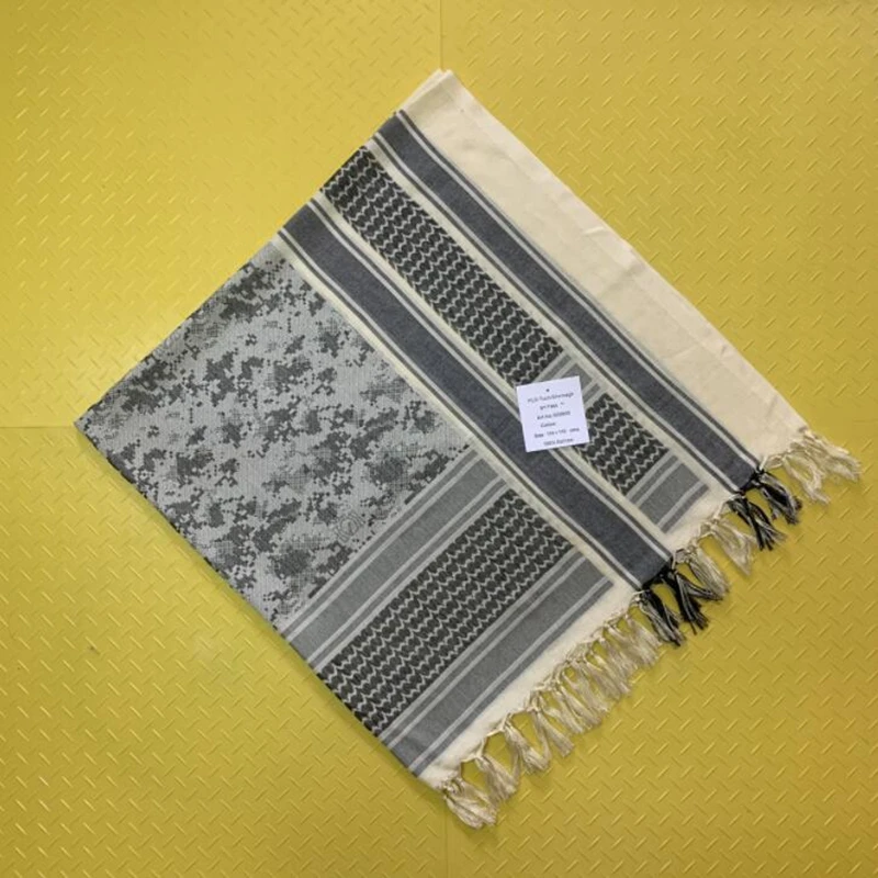 110x110cm Military Arab Tactical Desert Scarf Army Shemagh Keffiyeh Windproof Hunting Head Neck Scarf Outdoor Hiking Scarves