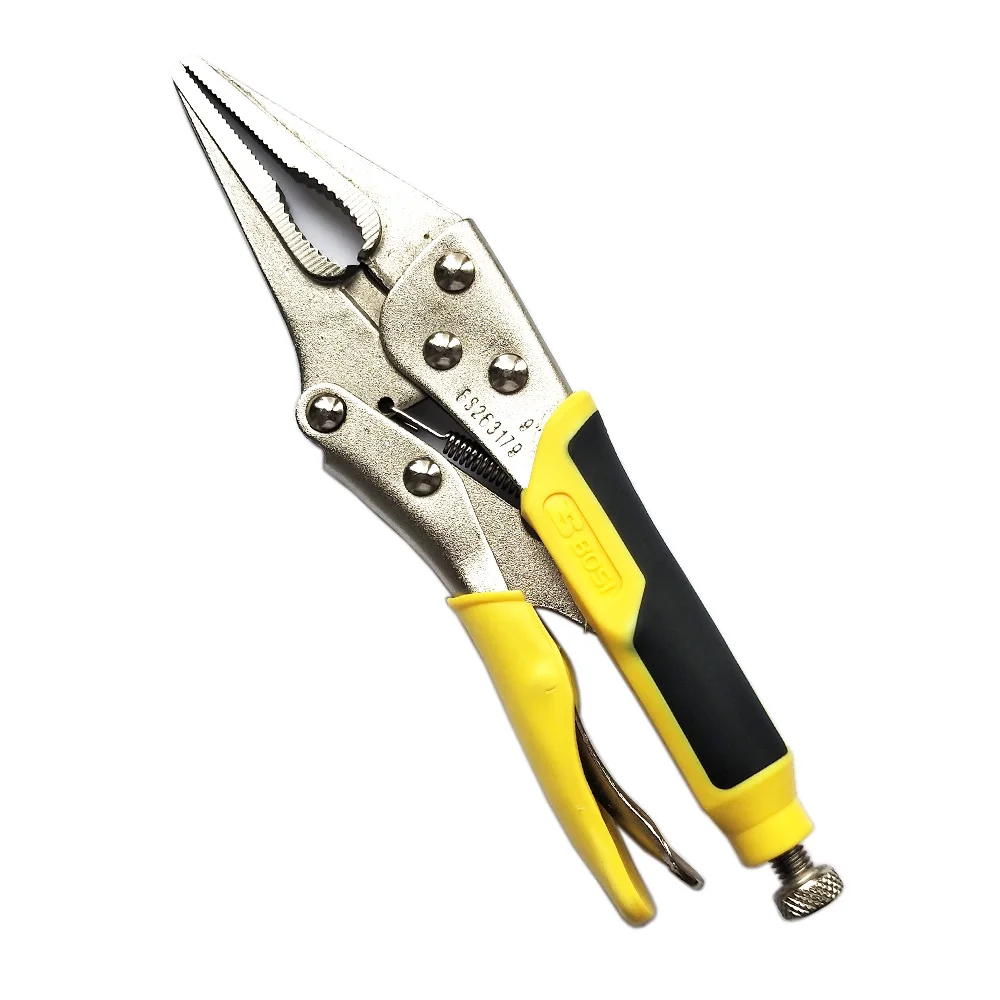 

Free Shipping BOSI 9" Original Long Nose Vice Grip Locking Plier