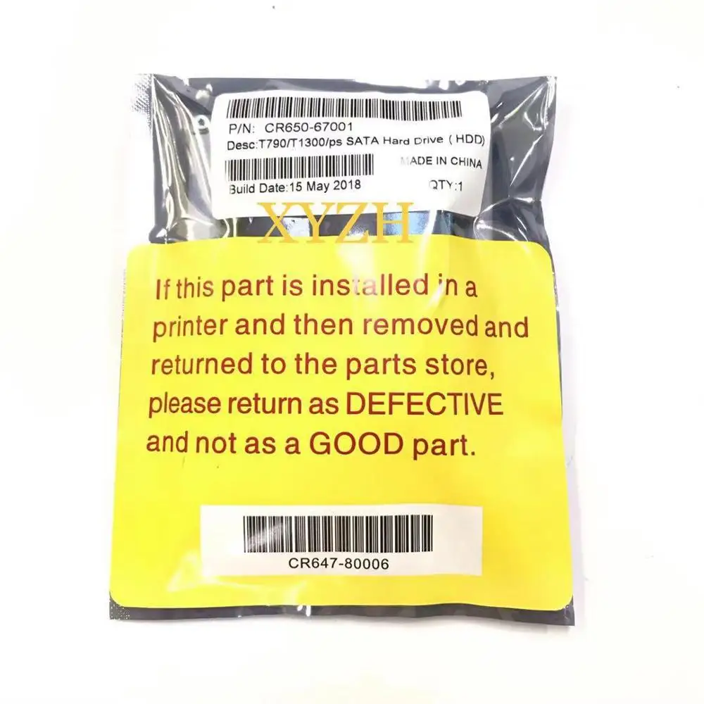 Disco rígido CR650-67001 com 320gb, peças da impressora plotter