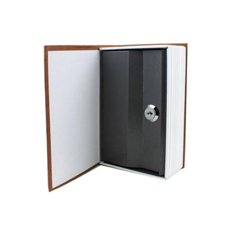 180 x 115 mm Passwortschloss-Sicherheitsbox, Geld-Aufbewahrungsbox, versteckter geheimer Safe, Stahlsimulation, klassischer Buch-Schlüsselsafe, Sparschwein