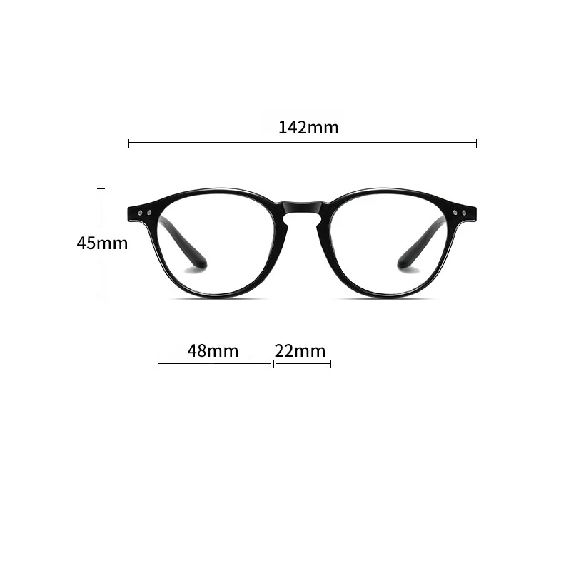 Reven Jate 2318 TR-90 Full Rim Flexible High Quality Eyeglasses Frame for Men and Women Optical Eyewear Frame Spectacles