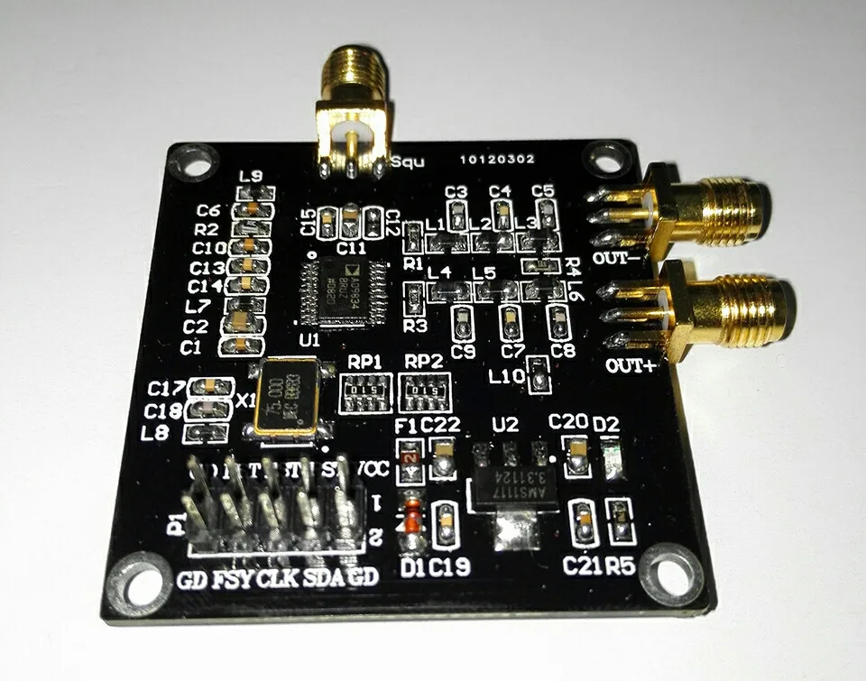 

Ad9834 Module DDS Signal Generator Sine Square Wave Triangle Wave Frequency Phase Waveform Controllable