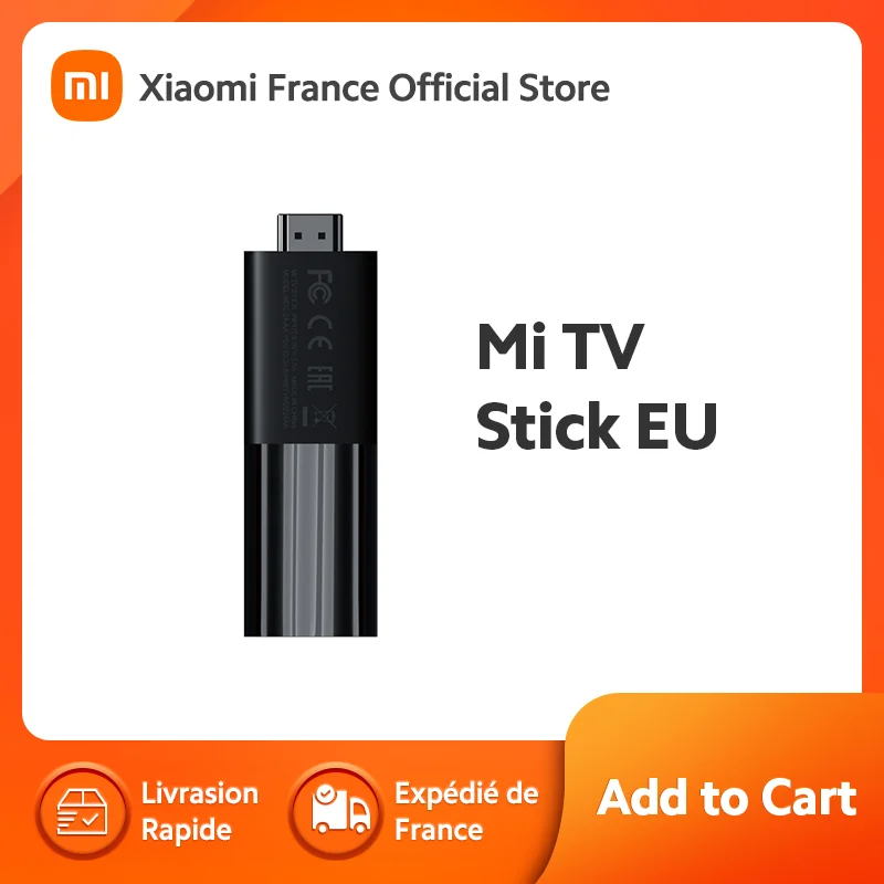 [Official] Mi TV Stick EU-Lecteur streaming portable | Propulsé par Android TV Google Assistant & Smart Cast | Son Dolby & DTS