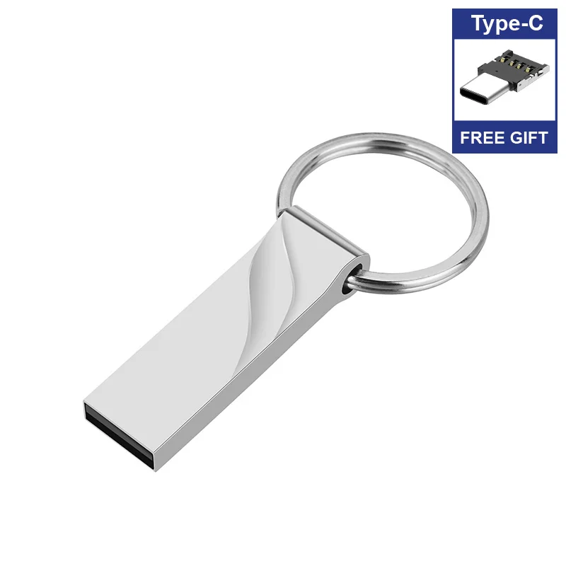 USB Flash Drive 64GB 32GB 16GB 8GB USB Flash Pendrive Memory USB Stick 64 gb 256 gb cle usb disk Free type c or micro adapter