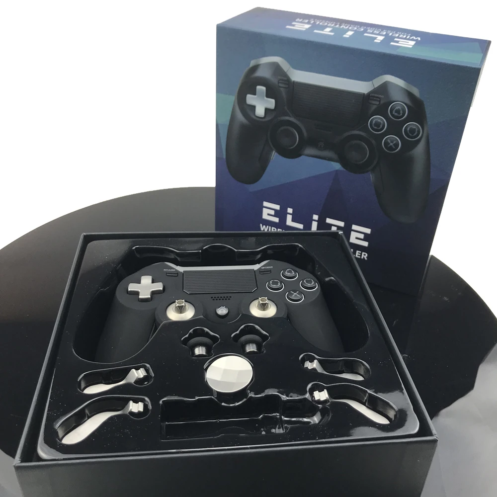 وحدة تحكم لاسلكية لألعاب PS4 ، وحدة تحكم ألعاب لاسلكية مع اهتزاز مزدوج Elite لجهاز PS4 ، 2020
