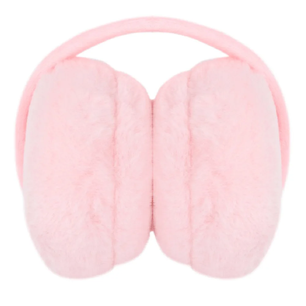 Casque Antibruit en fourrure pour femme, couleur unie, chaud et confortable, unisexe, Casque de ski, mignon, nouvelle collection automne et hiver