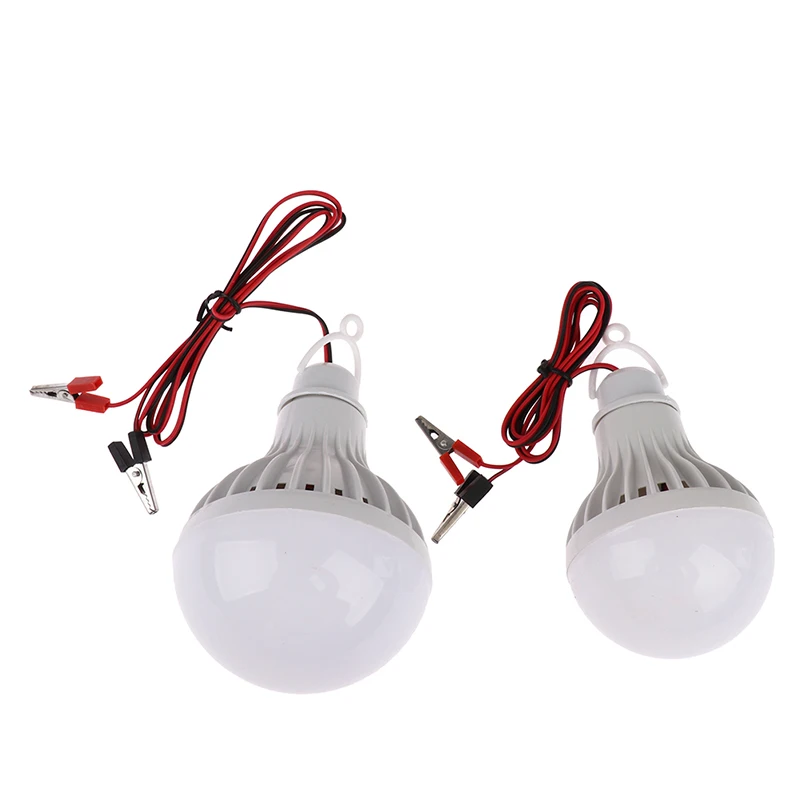 12v LED Lamp Portable Led Bulb 3W 5W 7W 9W 12W Outdoor Camp Tent Night Fishing Hanging Light Emergency Cold White