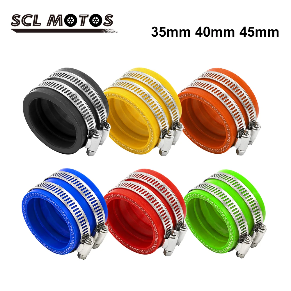 Scl Motos Motorfiets Carburateur Rubber Adapter 35Mm 40Mm 45Mm Inlaat Pijp Intake Motor Accessoires Voor Pwk Keihin oko Koso