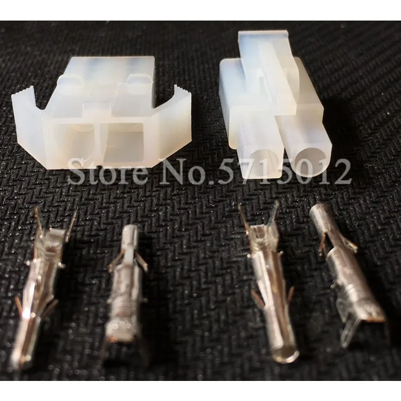 5set  2 Hole 2 Way Pin Female And Male Big Tamiya Connector Set Kits Large Tamiya Set L6.2 6.2MM Socket Plug