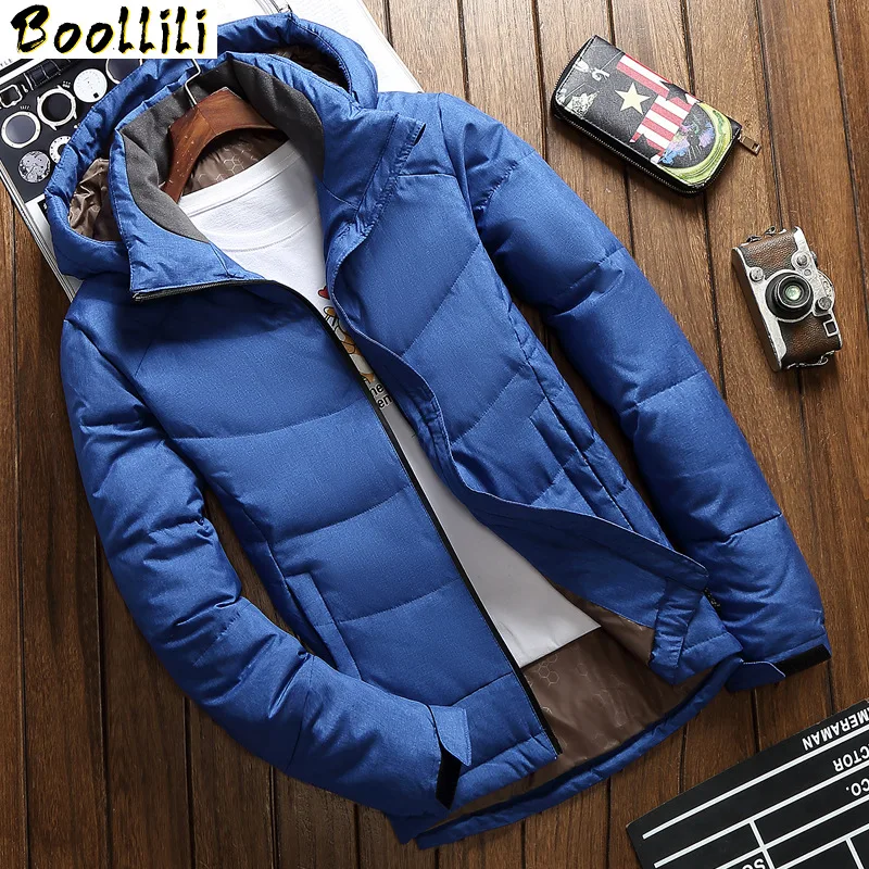 

Quality White Good Duck Down Jacket Men Warm Hooded Mens Winter Parkas Thick Men's Jackets Down Coat Casaco Masculino