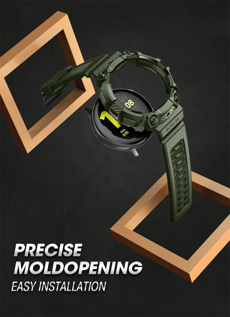 For Samsung Galaxy Watch 4 Case (44mm) SUPCASE UB Pro Rugged Protective Cover with Strap Watch Bands For Galaxy Watch 4