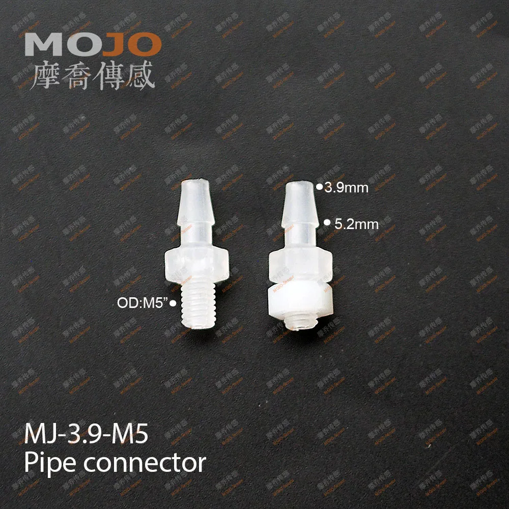 

2020 (10pcs/Lots) MJ-3.9-M5 straight-through joint 4mm to M5 male thread connector pipe fitting