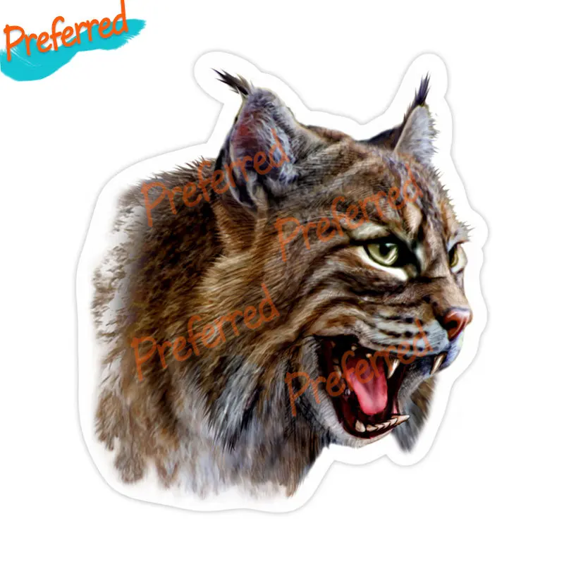 High Quality Iberian Lynx Decal Motocross Racing Laptop Helmet Trunk Wall Vinyl Car Sticker Die Cutting Waterproof PVC
