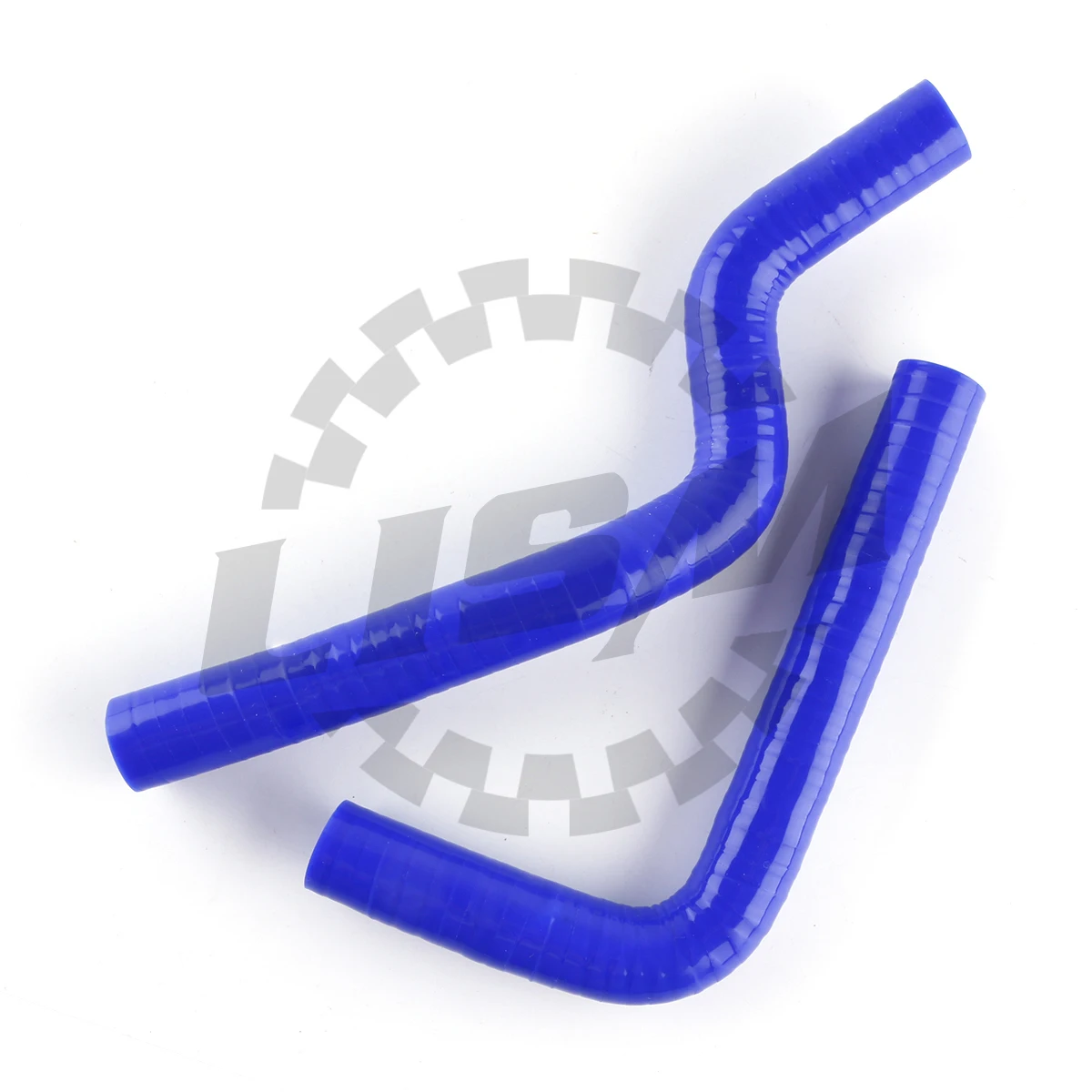 2PCS Fit For Kawasaki KX 125 1987 1988 1989 Motorcycle 3-ply Silicone Pipe Radiator Hose Kit Pipe Upper and Lower