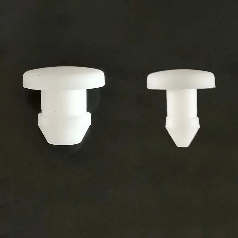 10/20/50/100pcs Silicone Rubber Hole Caps Solid T-type Plug Cover Snap-on Gasket Blanking End Cap Seal Stopper 2.5/3/3.5/4mm