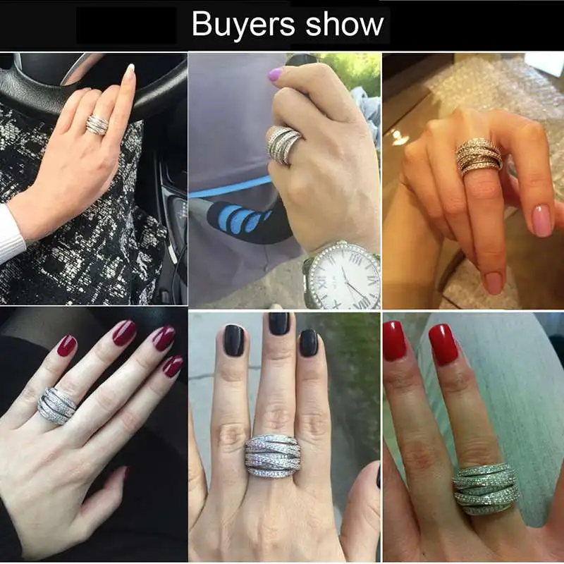 Luxury 10kt gold 925 silver Ring Fashion with pave Simulated diamond Compatible Fit Rings for European Women men Tow style