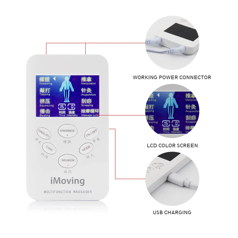 

Multifunctional Electronic Intelligent Massage Instrument 8-Mode Household Medium and Low Frequency Digital Meridian Waist Pulse