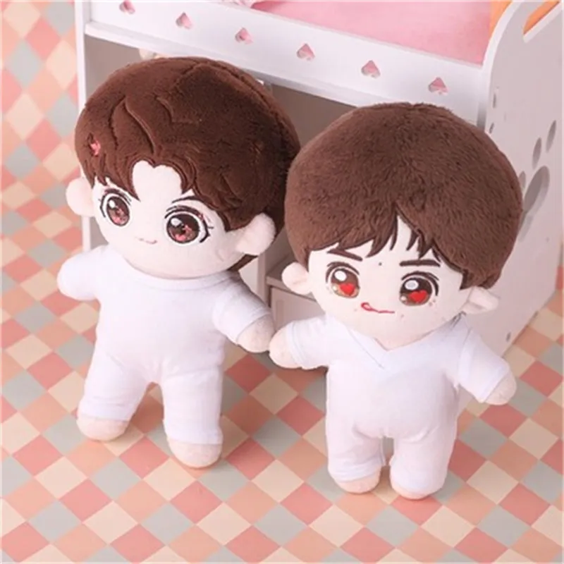 

One-Piece V-Neck Round Neck Base Clothes 20cm Plush Doll Clothes The Same Jumpsuit as the Star 20cm Doll