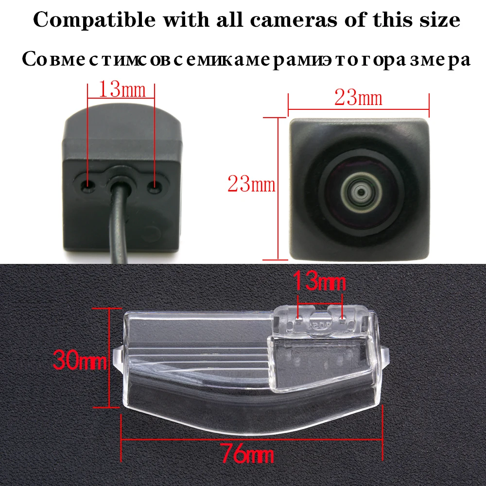 GreenBGHR أضواء لوحة ترخيص الإسكان سيارة الرؤية الخلفية حامل كاميرات مراقبة عالي الجودة ل Mazda3 (BK) 2003-09 (BL) 2009 ~ 2013 Mazda2 (DE) 2007 ~ 2015