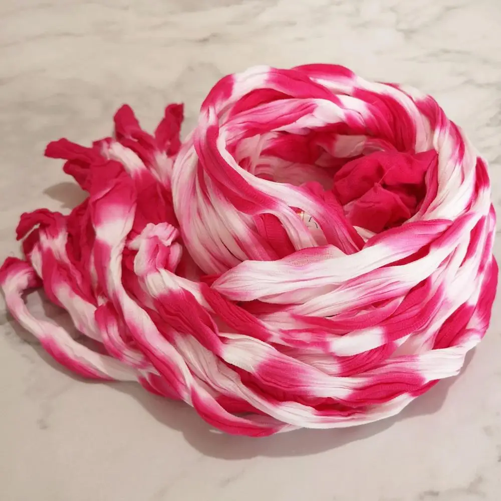 20pcs Two Colors Nylon Stocking Material For Ronde Flower Tensile Stocking Accessory Handmade Artificial Nylon Flower DIY