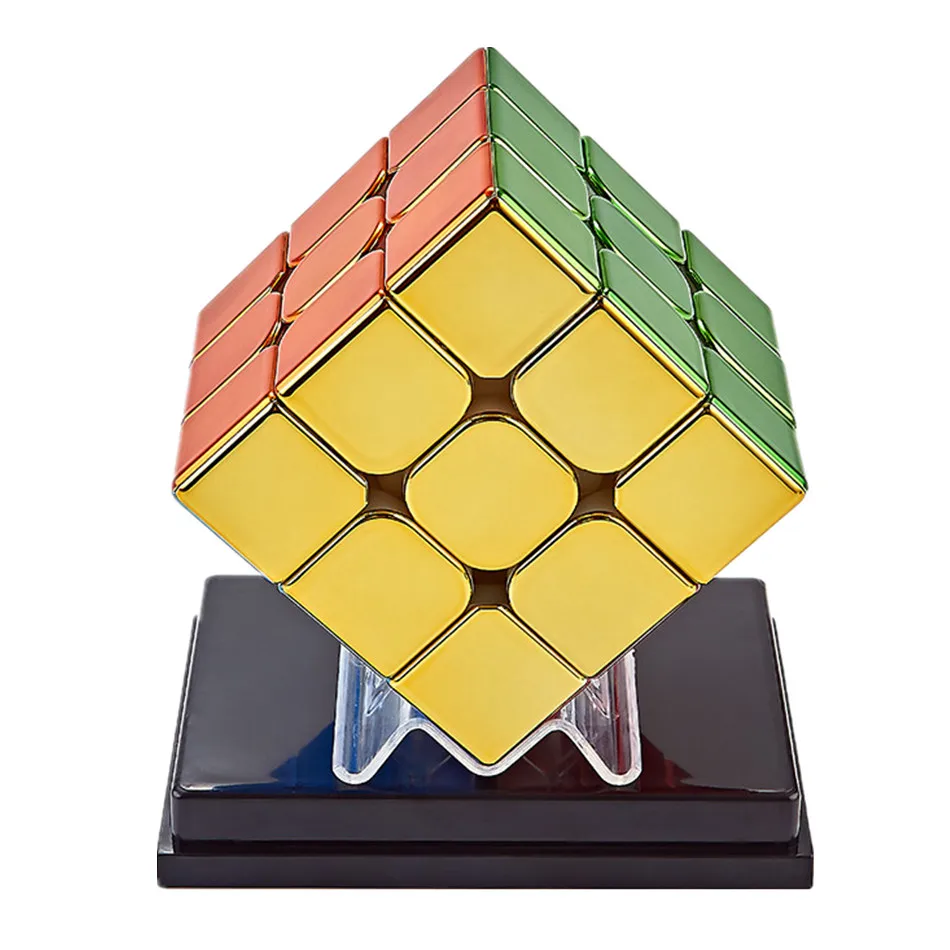 Cyclone Boy Electroplating Process Magnetic 3x3 Magic Cube Professional SpeedCube Cubo Magico Puzzle Toy For Children Kids Gift