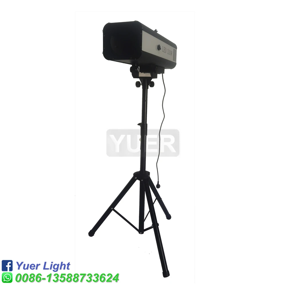 YUER 330W LED Strobe Zoom RGB Effect Follow Light 6000K Custom Pattern For DJ Dicso Stage Wedding Activities Bar Dance Floor