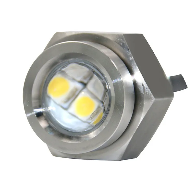 luzes led dreno de barco plug led subaquatico cor dupla ss316 8w npt thread ip68 bicolor cor dupla 1215v apto para yacht caiaque esquife barco 01