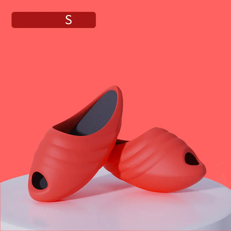 

Beautiful Leg Rocking Shoes Genuine Lacing Home Lazy Sports Correction Leg Type Slippers Conch Shoes