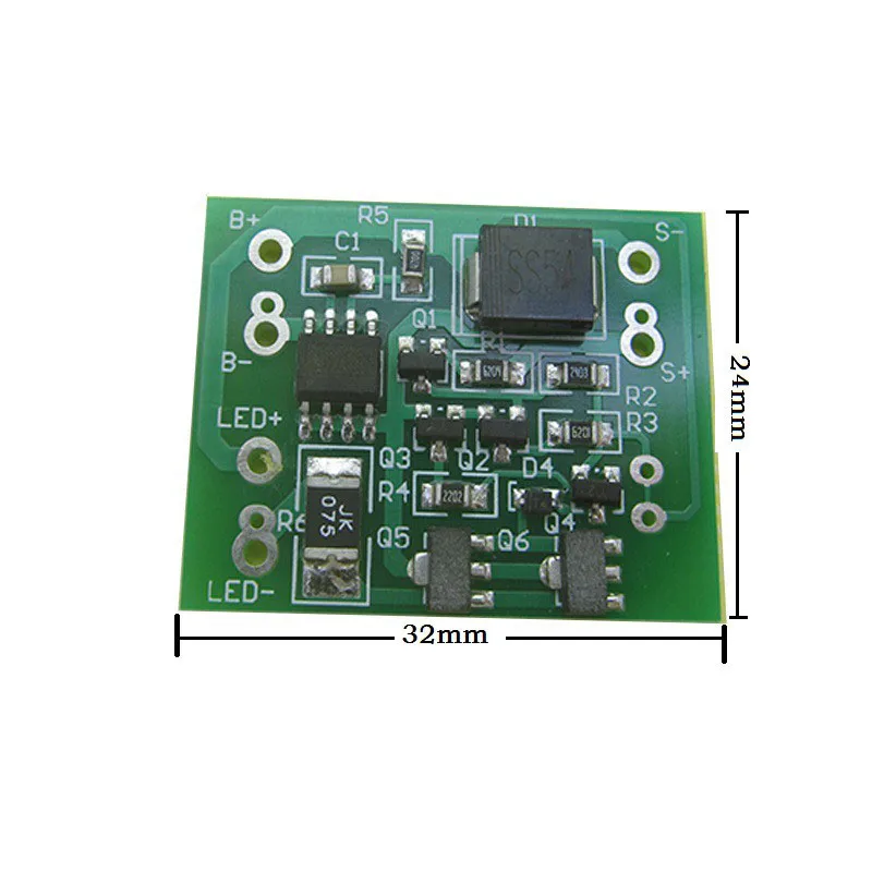 Quang điện điều hòa năng lượng mặt trời 3.7 V Pin Lithium sạc xả bảo vệ Tự Động chuyển đổi bảng mạch dòng điện Không Đổi đầu ra