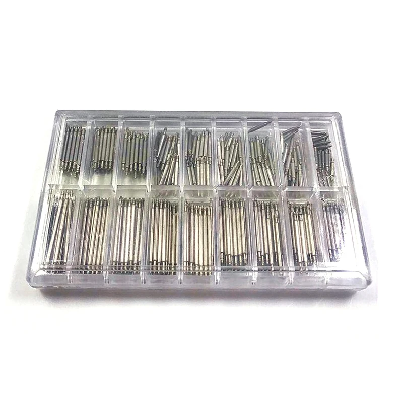 360PCS/Box 1.5mm Stainless Steel Watch Band Repair Tool Spring Bar Strap Link Pins For Watchmaker Watch Repair Tool Part