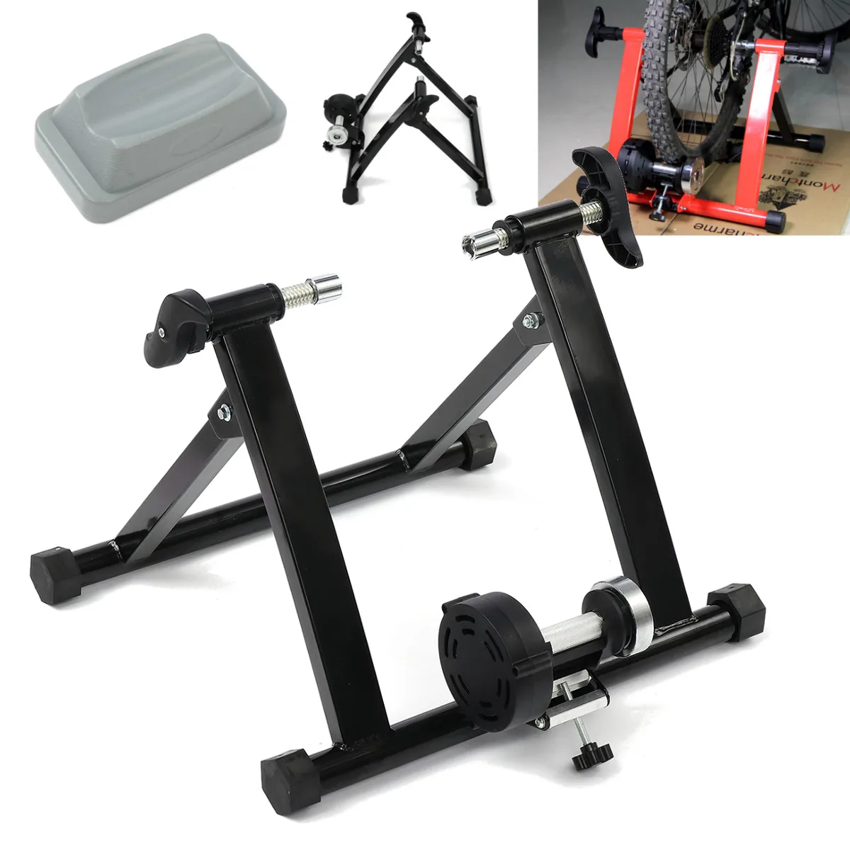 

24-29 Inch Portable Cycle Bike Trainer 150kg indoor Bicycle Bike Trainer Exercise Fitness Magnetic Stand