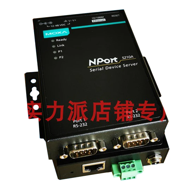 New Original Spot Photo For MOXA NPort 5210A RS-232 2 Port Network Server Serial Server