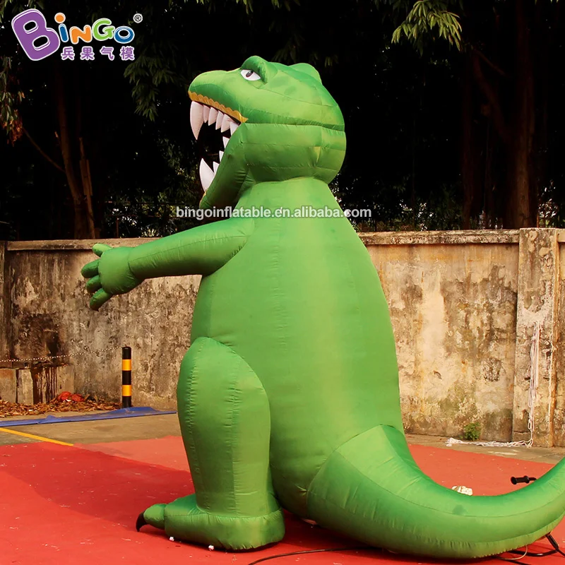 Personalized 10 Feet Height Cartoon Dinosaur Inflatables / 3m Tall Inflatable Dinosaur Advertising Toys