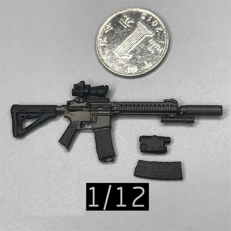 

VERYCOOL 1/12th Soldier Palm Treasure Series MC Female Soldier Vera Weapon Model Gun For 6 Inch Doll Accessories