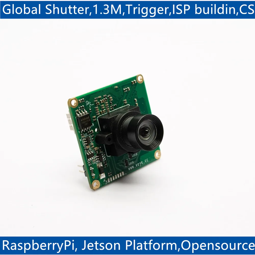 

1.3MP Global Shutter MIPI CSI-2 Camera, CS-MIPI-SC132 for Raspberry Pi 4/3B+/3 and Jetson Nano XavierNX