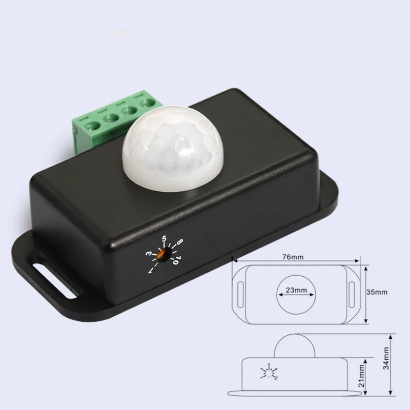 Human Body Induction Switch Controller Led Infrared Sensor Low Voltage Smart Lamp with Light Bar Lamp Controller Batch