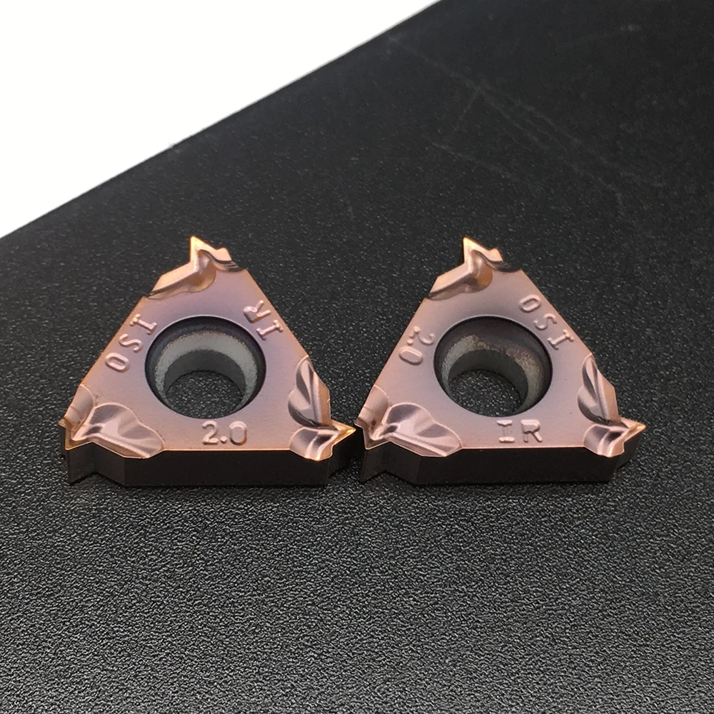 10PCS 16IR M 2.0 ISO FT1125 สแตนเลสและเหล็กชิ้นส่วนเครื่องกลึงสากล Toolholders เกลียวแทรก CNC เครื่องมือ