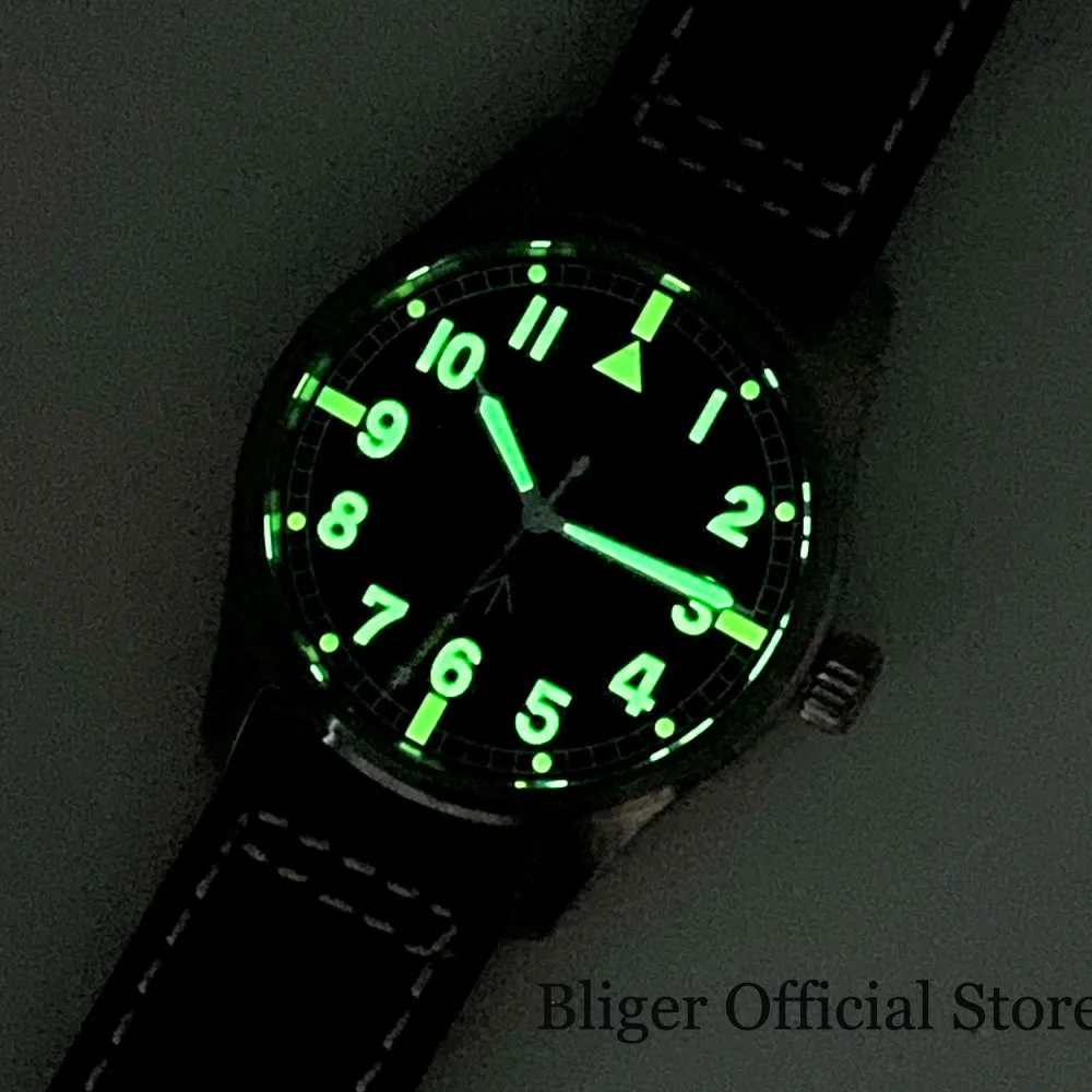 Luminous 33.6mm Black Watch Dial fit NH35A NH36A DG MINGZHU MIYOTA 8215 821A ETA2824 ST2130 PT5000