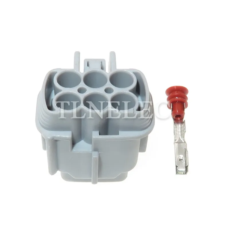 6188-0560 6189-1175 Sumitomo 6 PIN ชายหญิงสีเทากันน้ำ Auto Connector ไฟหน้าวิ่งกลางวันปลั๊กสำหรับ teana