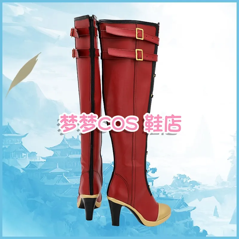 Gioco Ensemble Stars Itsuki Shu Cosplay PU stivali scarpe tacco alto Halloween Cosplay Prop