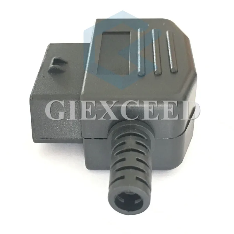 OBD II OBD2 L Type 16 Pin Male Auto Car Connector Cable Wire Sockets Connector Plug With Shell and Screw