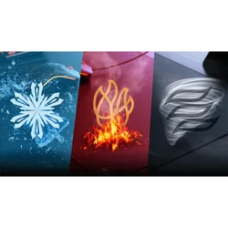 Glorious Elements Mousepads Fire. Ice. Air. Glorious Elements Series Ultra Premium, Hybrid-surface Mousepads.