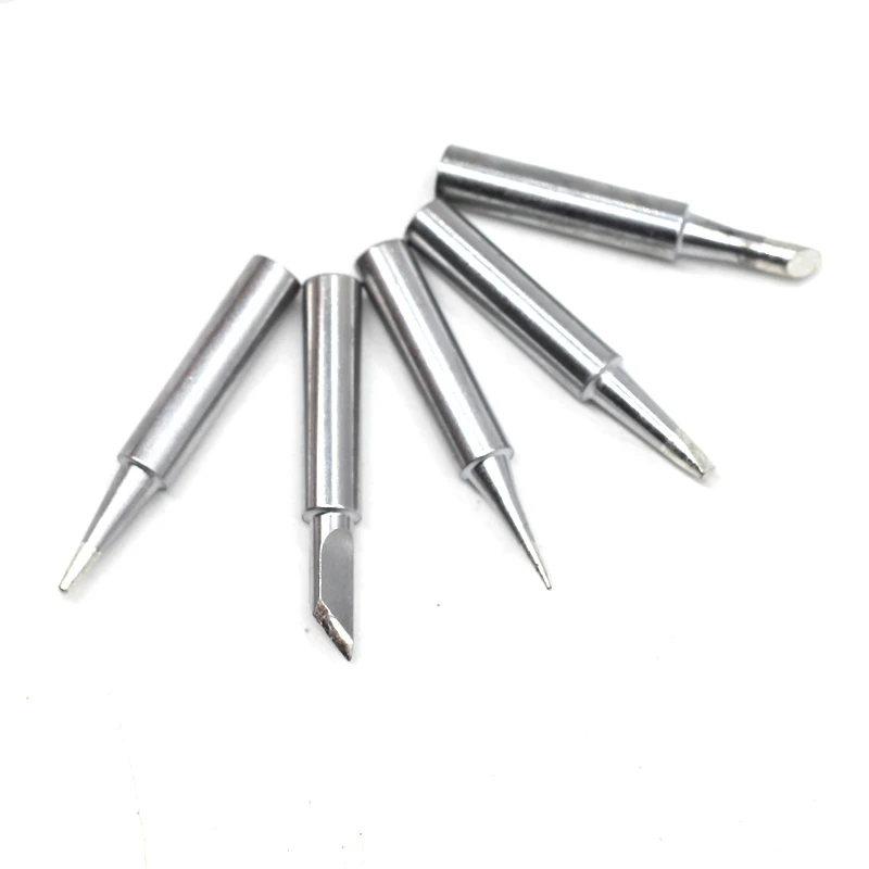 900M-T Soldering Iron Tips Set  For Hakko 936 907 8586 936D 933 376  913 951 898D 852D+ Solder Rework Repair Tools 5pcs/lot