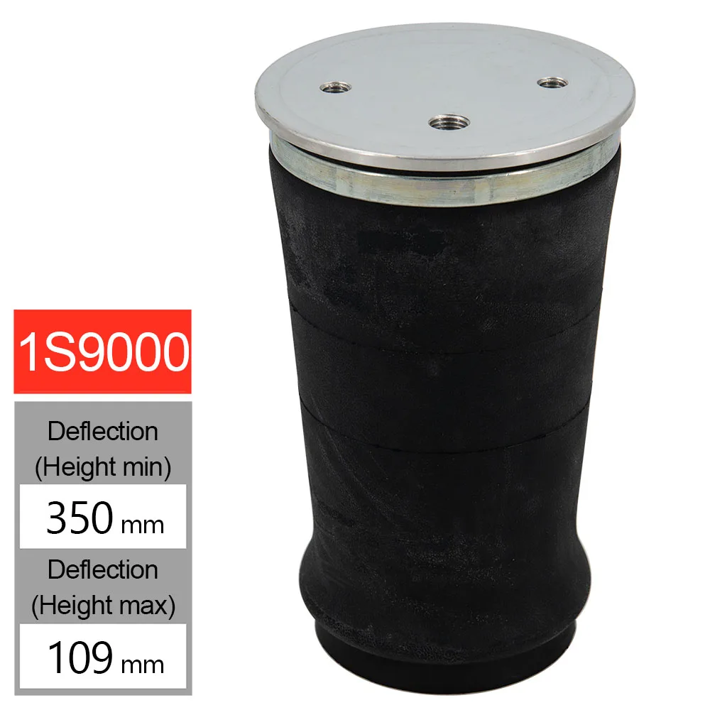 1S9000 zawieszenie pneumatyczne zawieszenie 1S9000 W21-760-9000 powietrze pojedynczy Port guma do samochodu ciężarowego torba amortyzująca