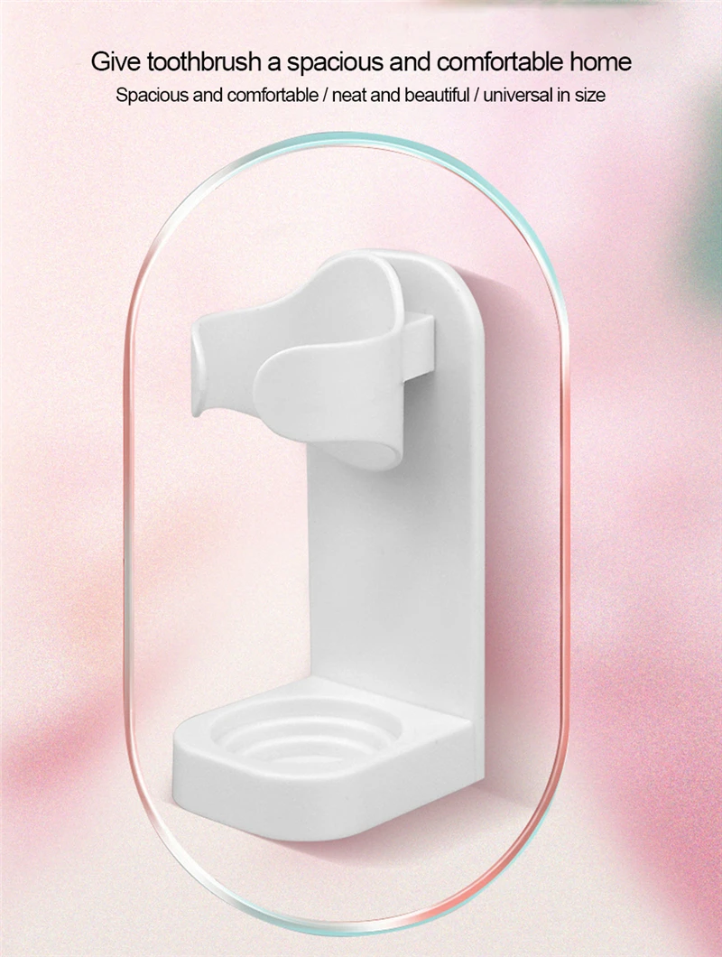 Support Mural Pour Brosse à Dents électrique Pour Salle De Bain, Avec Couvercle D'ouverture/fermeture Inductive Automatique, Propre, Sec Pour La Maison, Les Voyages (taille M