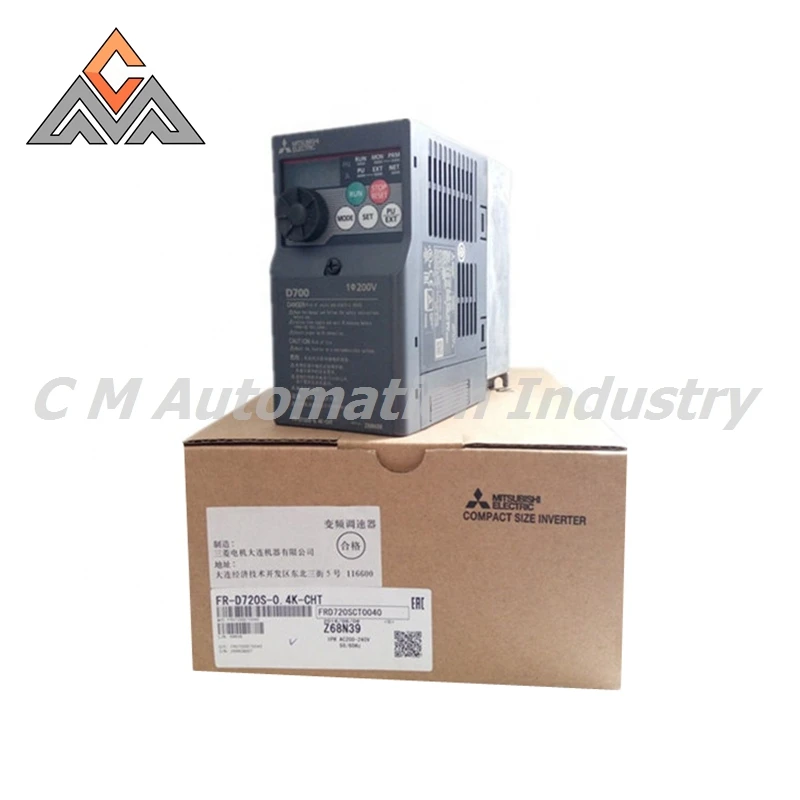 Asli Baru PLC Frekuensi Converter Single Phase 220V FR-D720S-0.4K FR-D720S-0.75K FR-D720S-1.5K FR-D720S-2.2K