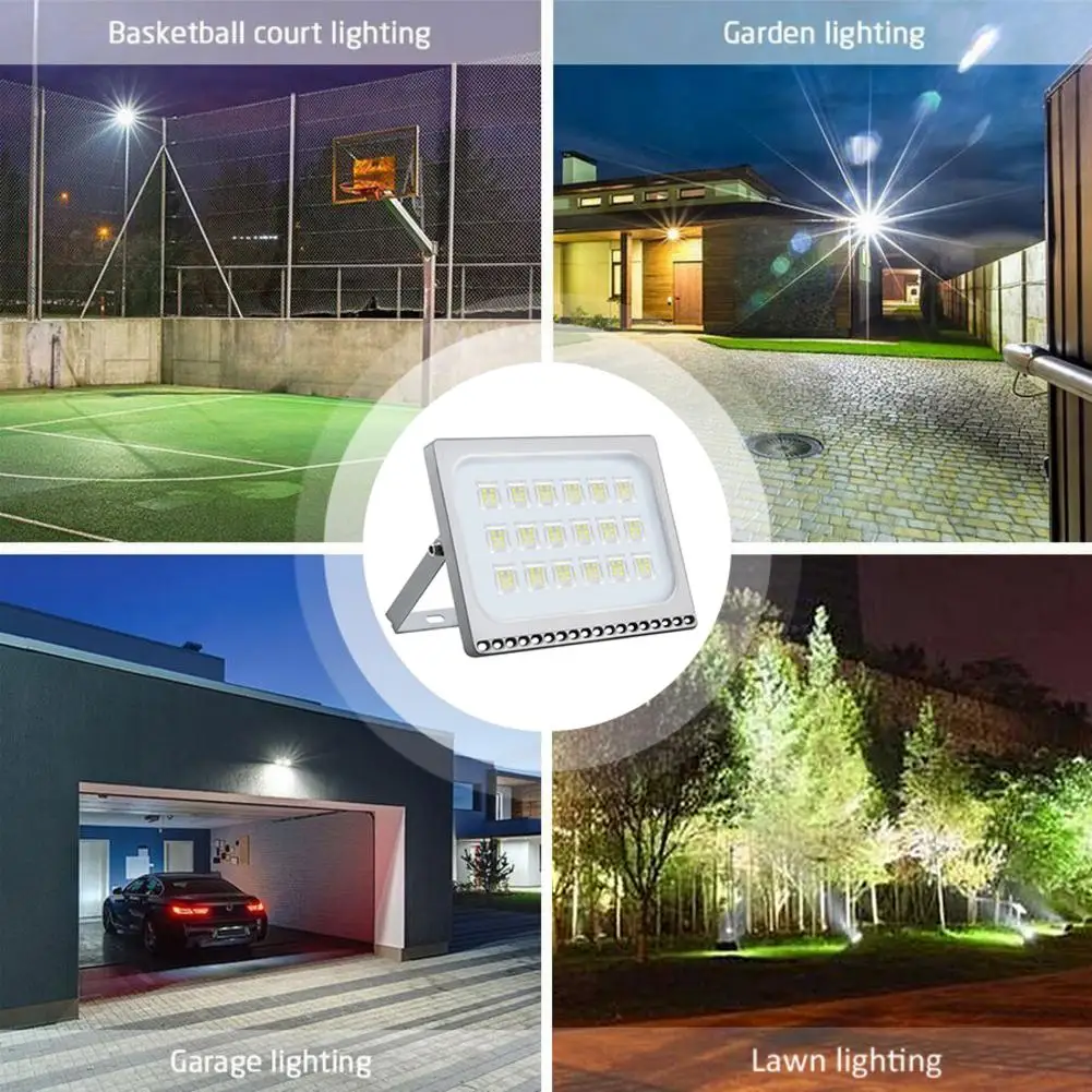 Luz de inundación ultrafina de 220V /500W, reflector Led ordinario CoolWhite IP66, iluminación exterior para Calle