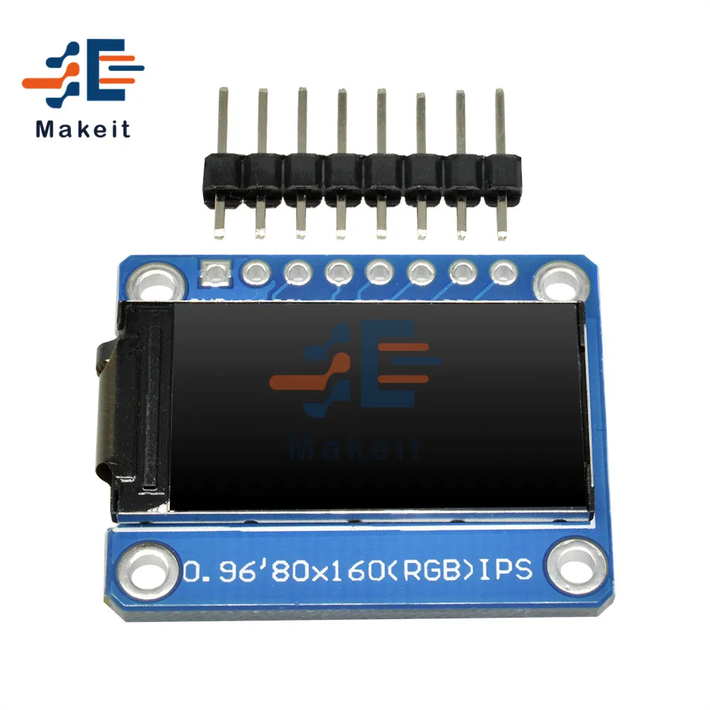 0.96 Inch 0.96 "Ips Lcd Display Module 80X160 Full Color Lcd Hd Screen Board Spi Seriële Interface ST7735 Drive 3.3V Voor Arduino